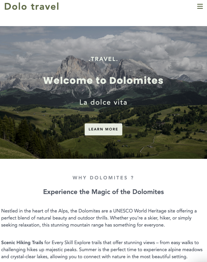 dolomite-responsive-web-project